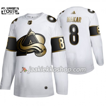 Lapsille NHL Colorado Avalanche Pelipaita Cale Makar 8 Adidas 2019-20 Golden Edition Valkoinen Authentic